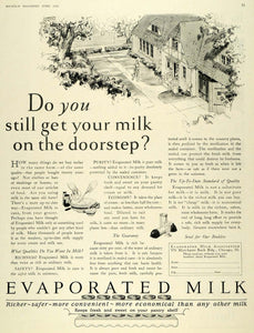 1928 Ad Evaporated Milk Association Canned Dairy Drink - ORIGINAL MCC4