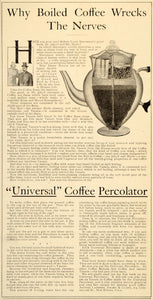 1905 Ad Lander Frary Clark Universal Coffee Percolator - ORIGINAL MIX9