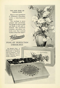 1926 Ad Whitmans Assorted Chocolates Mothers Day Candy Box Confections Gift NGM1