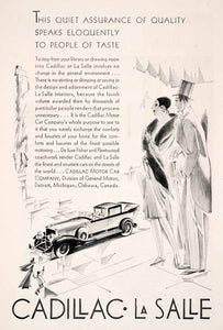 1929 Ad Antique Cadillac La Salle General Motors GM Luxury Automobiles Cars NGM3