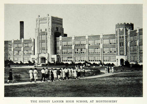 1931 Print Sidney Lanier High School Montgomery Alabama Public Education NGM8
