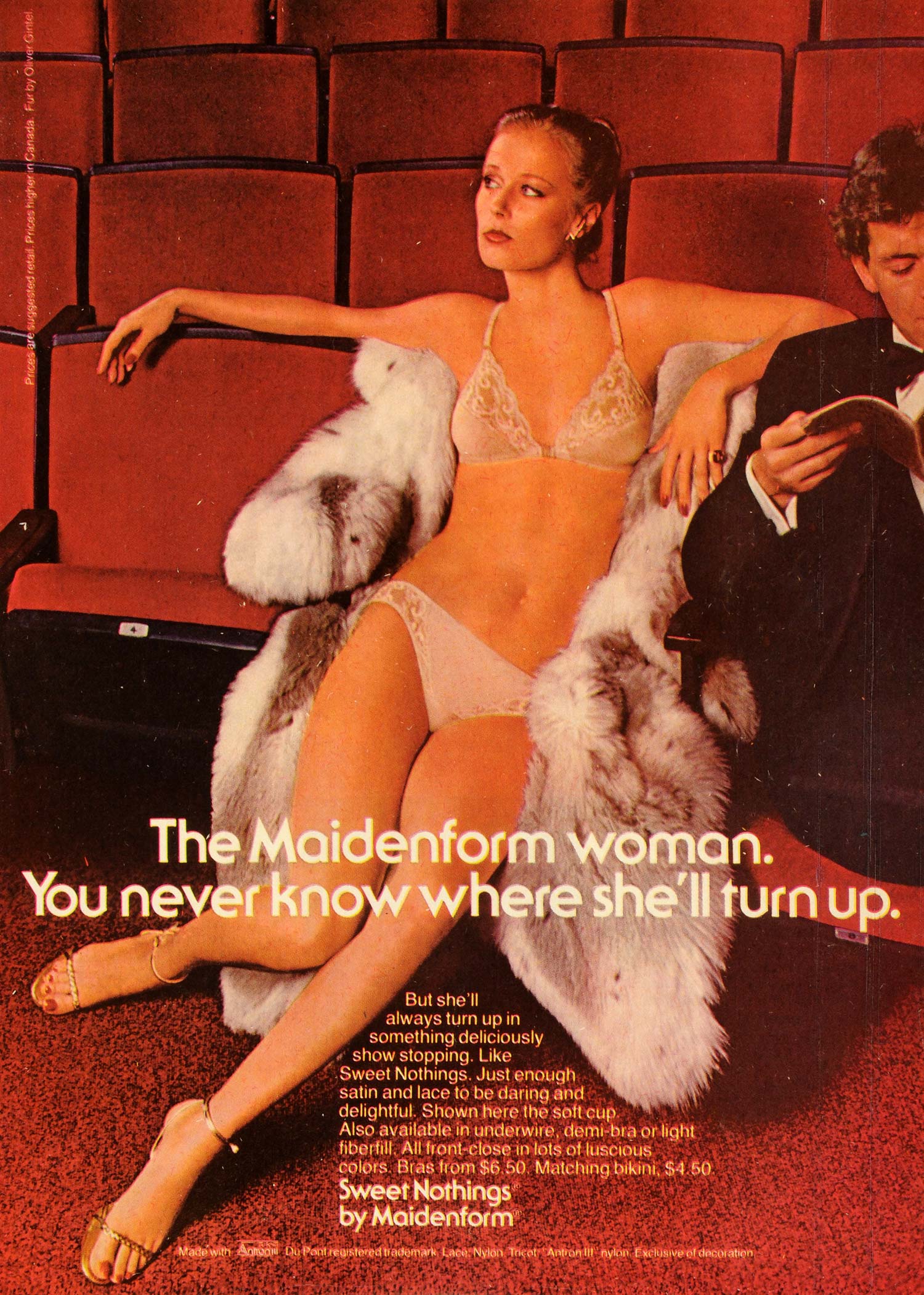 1981 Maidenform Sweet Nothings Ad - Bra Petti Bikini on eBid Canada
