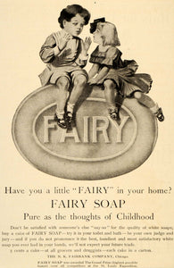 1905 Ad Children Fairy Bath Soap N K Fairbank Company - ORIGINAL ADVERTISING OD1