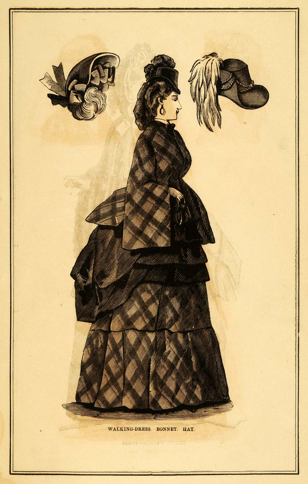 1880's Ladies Hats, Ladies Bustle Period Hats