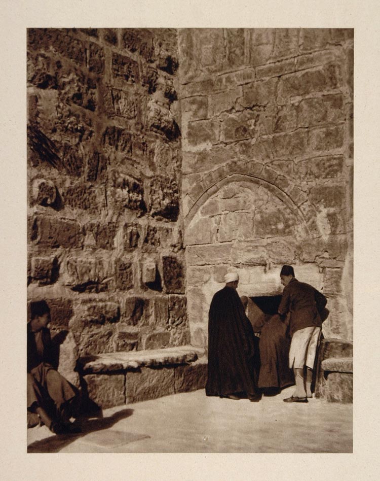 1926 Door Church Of The Nativity Bethlehem West Bank - ORIGINAL PHOTOG ...