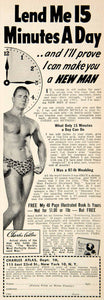 1951 Ad Charles Atlas Health Diet Fitness Exercise Advertisement PSC1