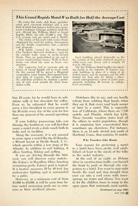 1956 Article Hotel Resort Kenneth Wylie Miami Beach Motel Florida Travel PSC3