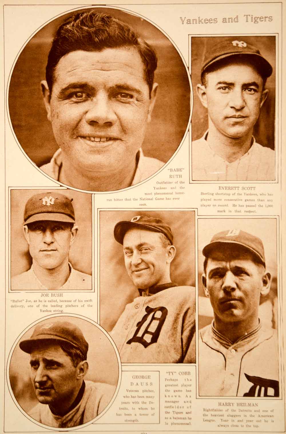 Babe Ruth In The New York Yankees by Everett