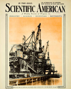 1921 Cover Scientific American Coal Pier Facility Curtis Bay Baltimore SCA4