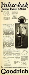 1926 Ad BF Goodrich Vulcanized Metal Rubber Vulca-Lock Amroite Chutes SCA5