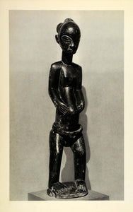 1955 Photogravure Tribe Female Sculpture Ba-Luba Belgian Congo Luba Tribal SCP2