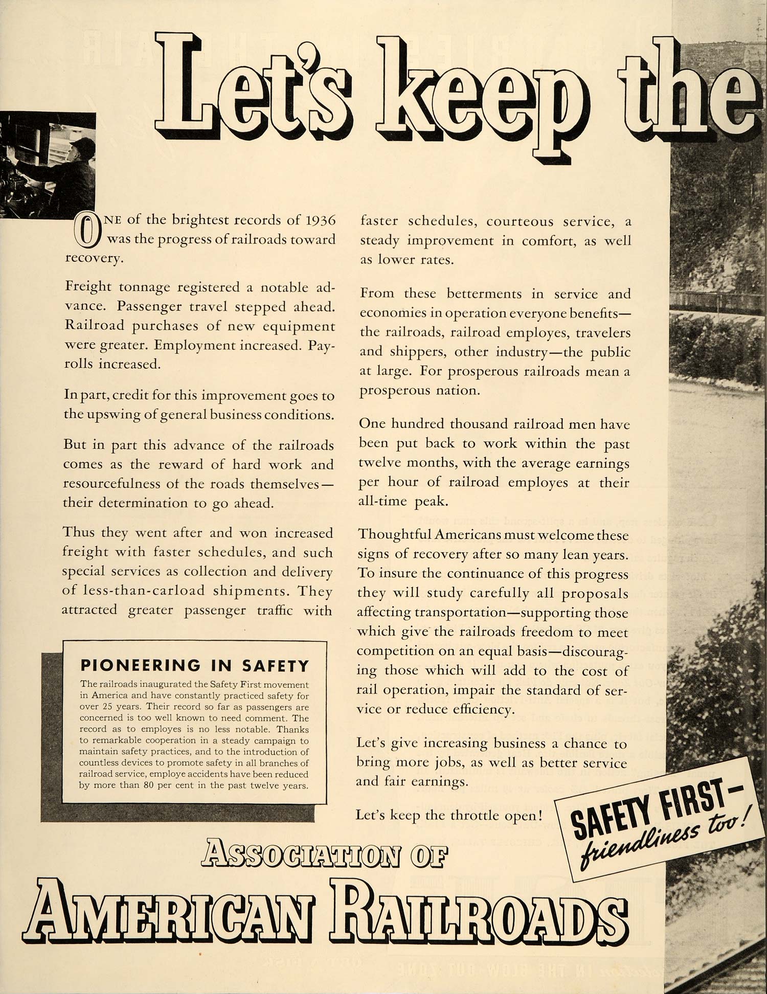 1937 Ad American Railroads Steam Locomotive Railway - ORIGINAL ADVERTISING SEP4