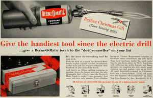 1959 Ad Otto Bernz Co Bernz-O-Matic Torch Christmas Gift Rochester NY Fire SEP5