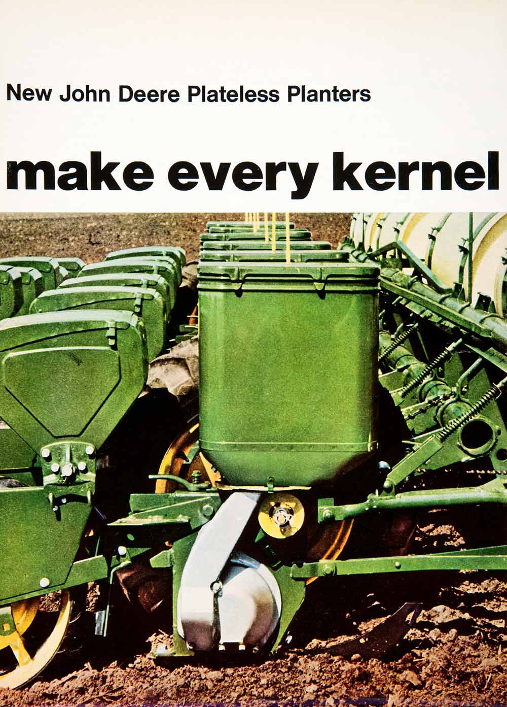 1969 Ad John Deere Plateless Planters Corn Special Combine Farming Machinery SF2