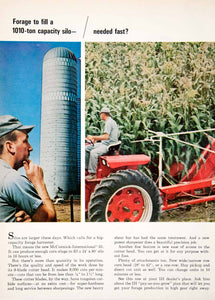 1966 Ad International 55 Forage Harvester Wagon Tractor Attachments Farming SF2