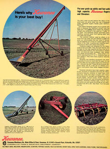 1977 Ad Kewanee Machinery Chromalloy Farm Equipment Kirksville Augers SF3