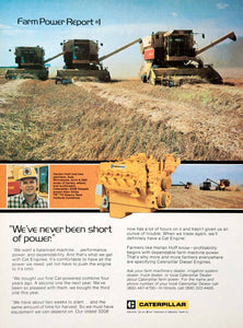 1980 Ad Caterpillar Farm Equipment Machinery Harlan Hoff Ada Minnesota SF3