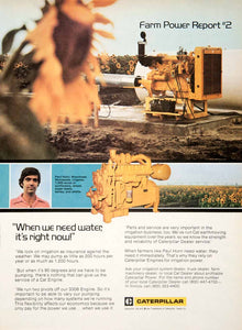 1980 Ad Caterpillar Pump Earthmoving Equipment Irrigation System Paul Horn SF3