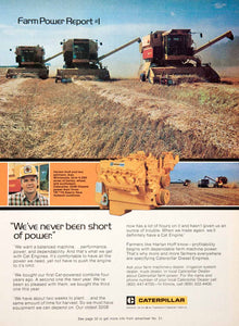 1980 Ad Caterpillar Farming Equipment Harlan Hoff Ada Minnesota Agriculture SF3