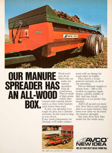 1980 Ad AVCO Manure Spreader Farming Machinery Equipment Agriculture SF3