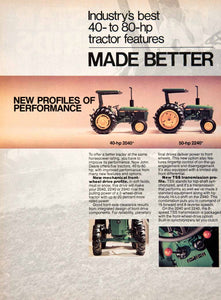 1979 Ad John Deere Farming Equipment Agriculture Tractors Profile Features SF3