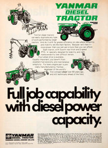 1977 Ad Yanmar Diesel Tractor Agriculture Advertisement Compact Agriculture SF4