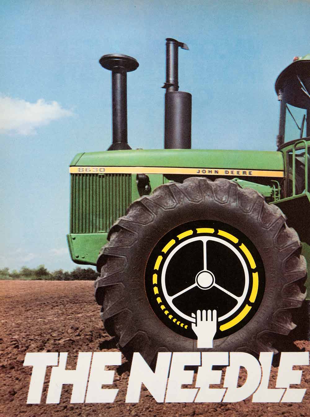 1976 Ad John Deere Tractor Agriculture Advertisement Machine Needle Threader SF4