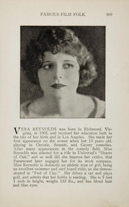 1925 Vera Reynolds House Peters Silent Film Movie Actor ORIGINAL HISTORIC IMAGE