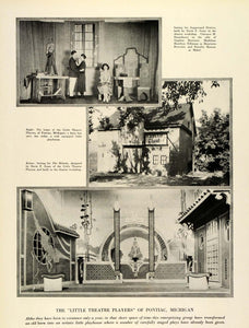 1924 Print Little Theatre Players Pontiac Michigan Clarence Dusenberry THM