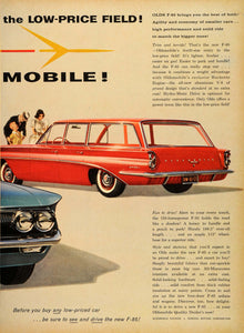 1960 Ad Oldsmobile F-85 General Motors Rockette Auto - ORIGINAL ADVERTISING TM3