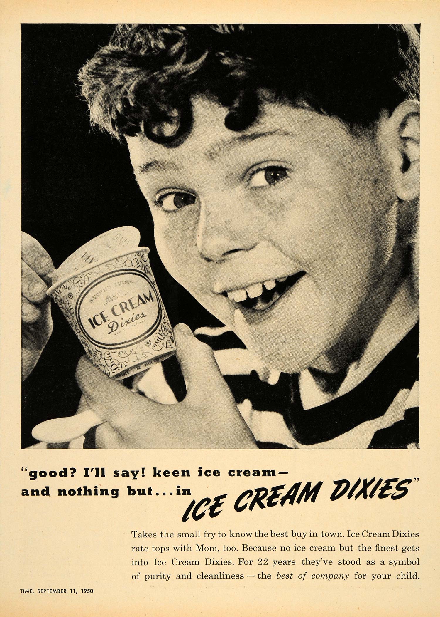 Vintage Dairy Advertising: 1950s-60s Ice Cream Cartons, New Old