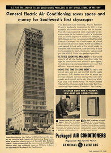 1955 Ad General Electric Co Air Conditioning ALICO Bldg - ORIGINAL TM5