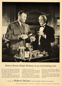 1955 Ad Walker's DeLuxe Ralph Bellamy Anthony Butler - ORIGINAL ADVERTISING TM5