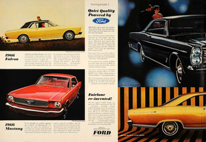 1965 Ad Ford Motor Co. Falcon Mustang Fairlane Autos - ORIGINAL ADVERTISING TM6 - Period Paper
