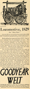 1910 Ad United Shoe Machinery Co Goodyear Welt Carriage - ORIGINAL TOM1