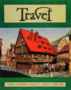 1928 Cover Travel Ulm Germany Agriculture Chalet Home Architecture Farming TRV1