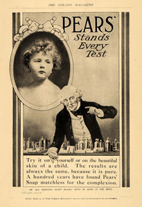 1908 Ad Andrew Pears Soap Stands Every Test Complexion - ORIGINAL TSM1