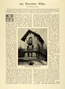 1907 Article Georgia Knap Electric Villa Feria Electra Architecture France TSM1