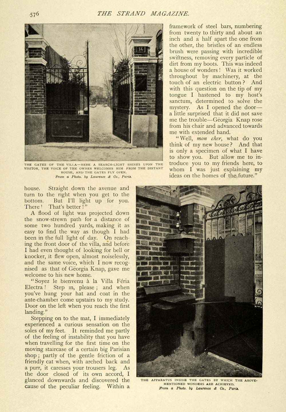 1907 Article Georgia Knap Electric Villa Feria Electra Architecture France TSM1