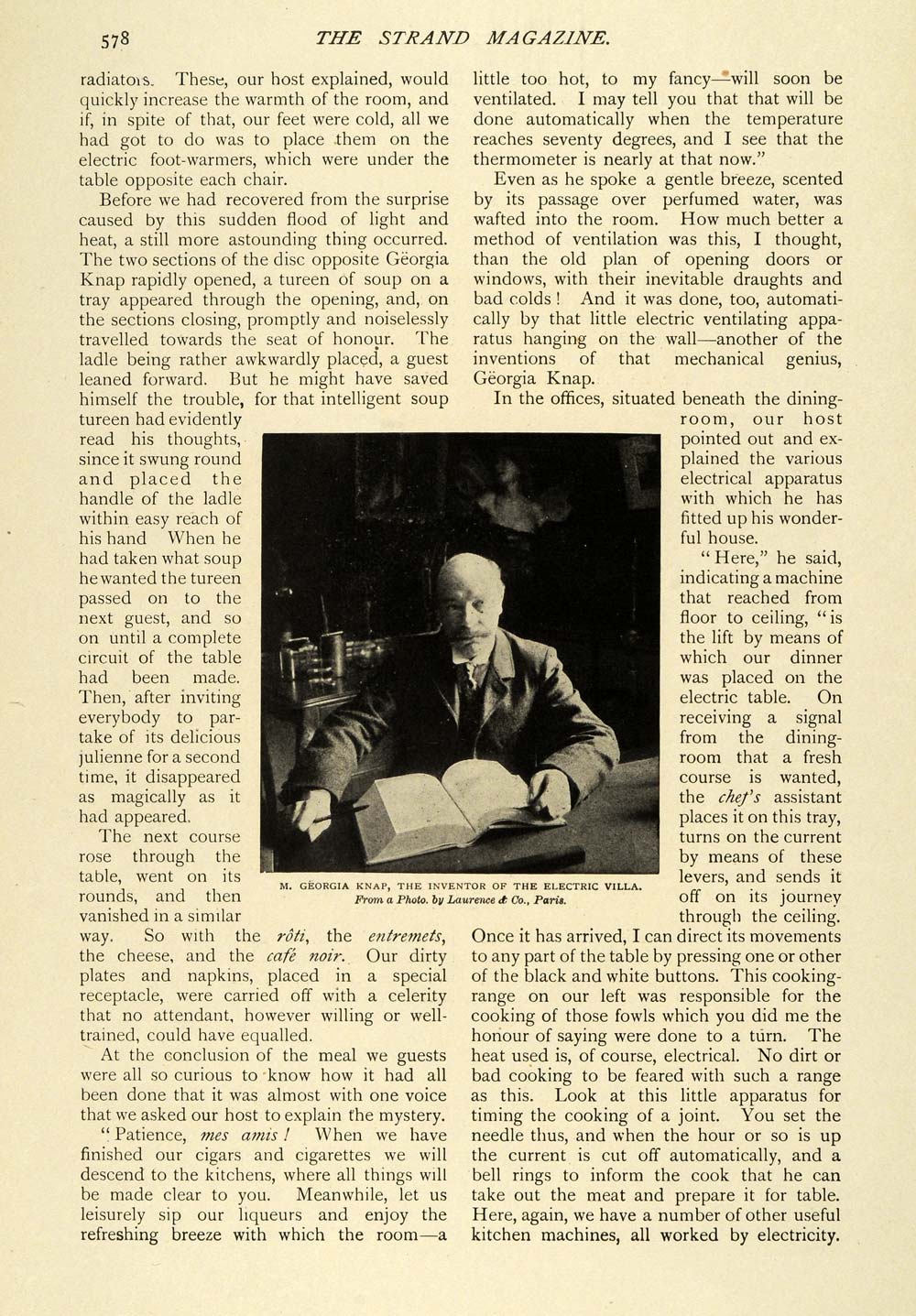 1907 Article Georgia Knap Electric Villa Feria Electra Architecture France TSM1