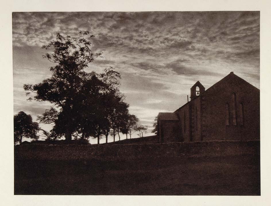 1926 Sunset Scotland Scottish Landscape Photogravure - ORIGINAL PHOTOGRAVURE UK1