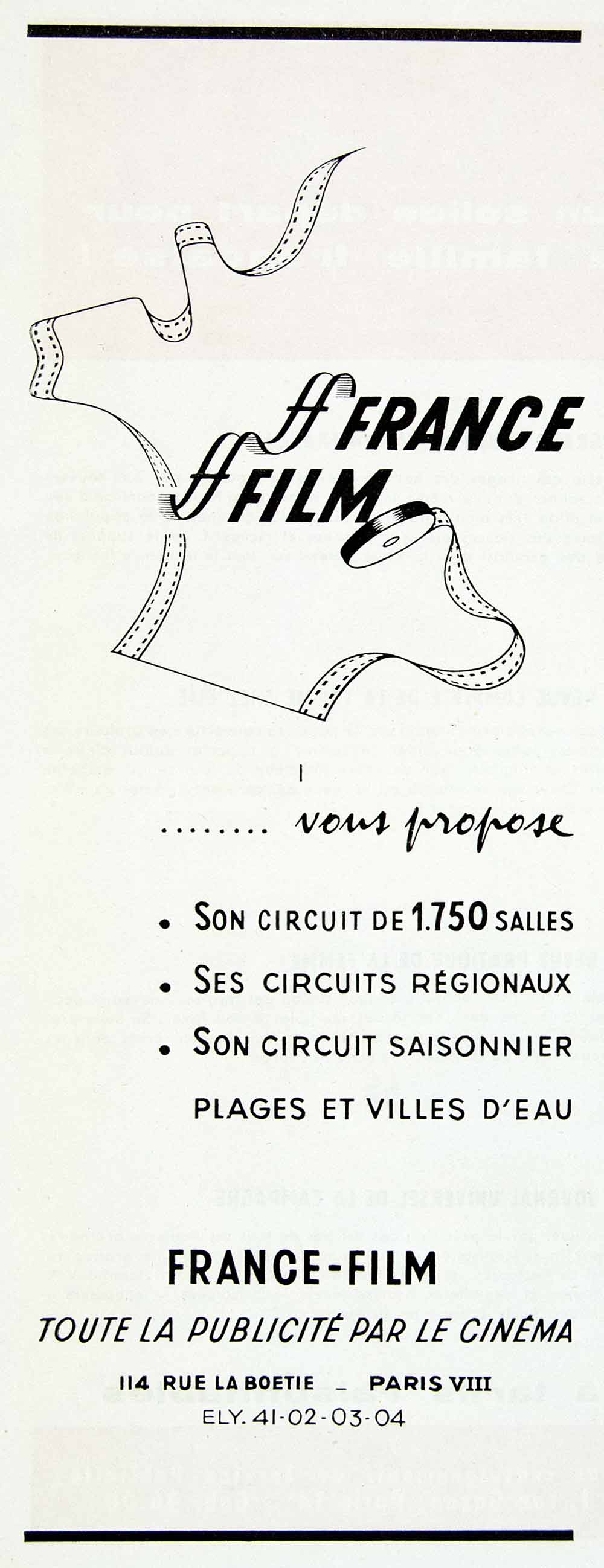 1958 Ad France Film 114 Rue La Boetie Commercial Advertising French Reel VEN1