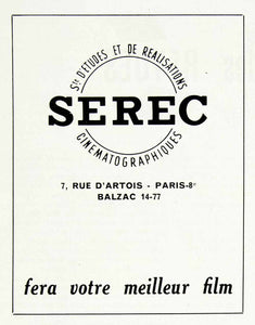 1957 Ad Serec 7 D'Artois French Commercial Advertising Cinematographer VEN1