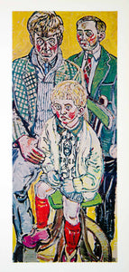 1965 Print John Bratby Jason Soveriegn Bratby Portrait Boys Suit Art XAEA6