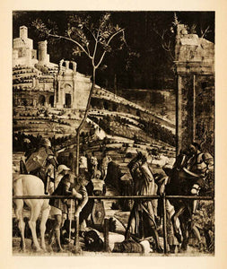 1938 PhotogravureAndrea Mantegna Martyrdom St James Renaissance Landscape XAF4