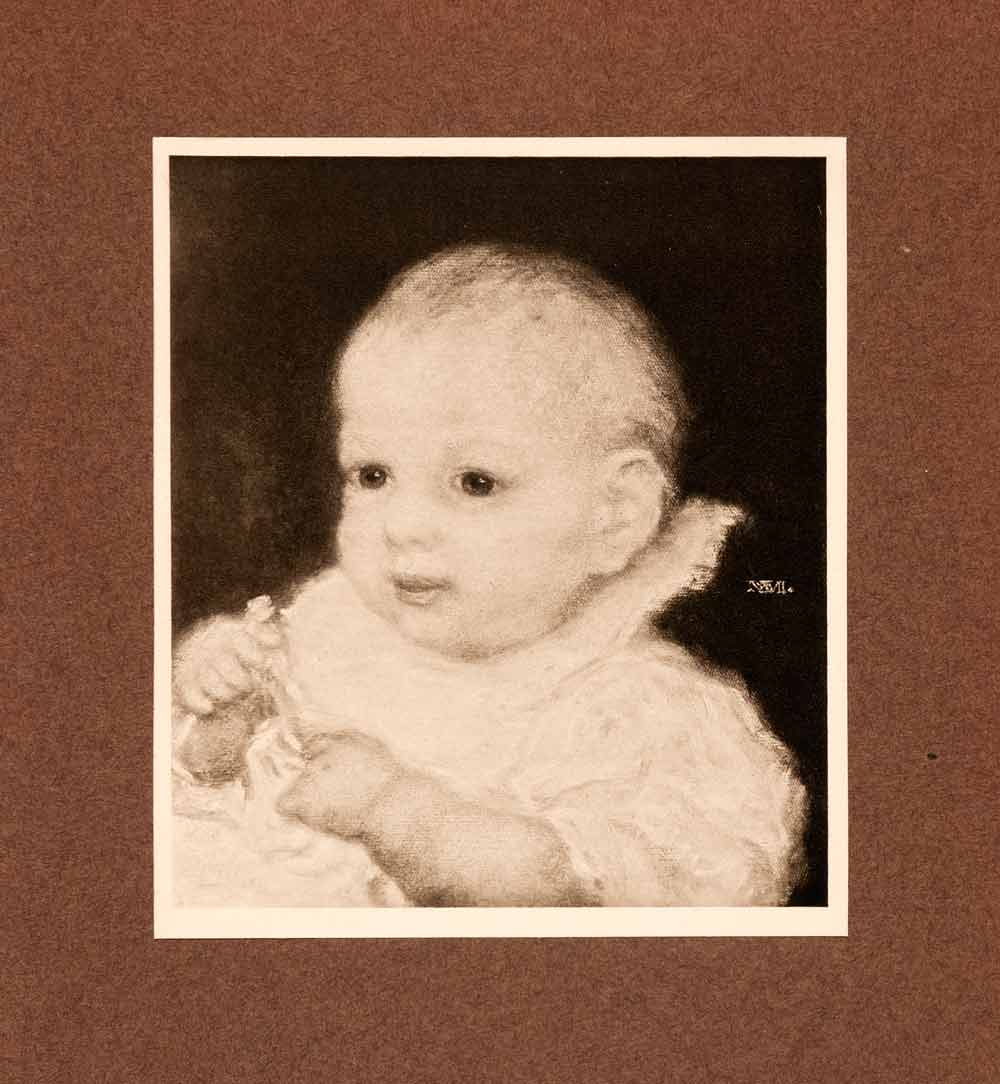 1907 Photogravure Baby Child Art Holland Costume Diaper Chubby Wrist XAP7