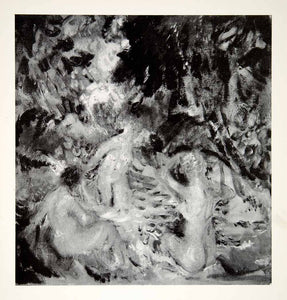 1937 Print The Bathers Number Two Art Adolphe Borie Women Breast Figure XAW8