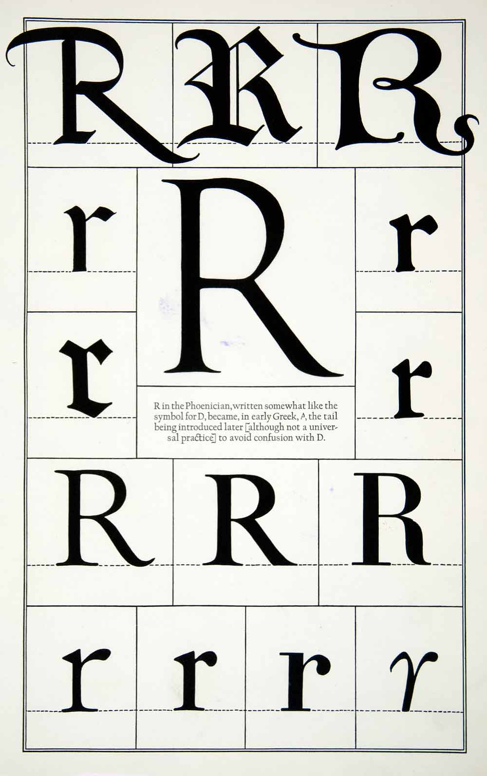 typography letters r