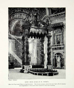 Original print high quality of sant Peters basilica