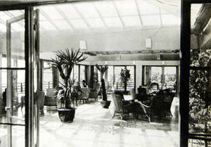 1952 Rotogravure Gora Hotel Hakone Entrance Japan Conservatory Exterior XGBD4
